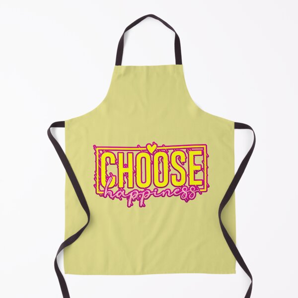 Item preview, Choose Happiness Neon Yellow Pink Typography Heart Frame designed and sold by AstronautMerch.
