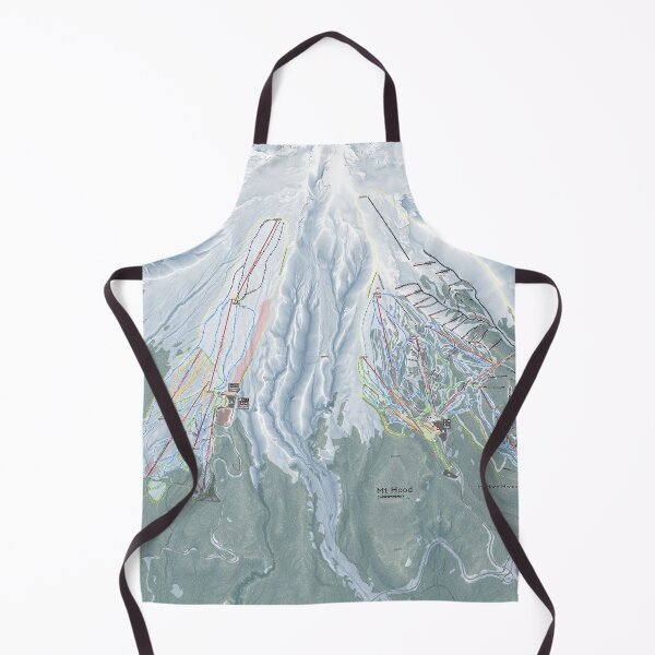 Item preview, Mt Hood Resorts Trail Map designed and sold by Mapsynergy.