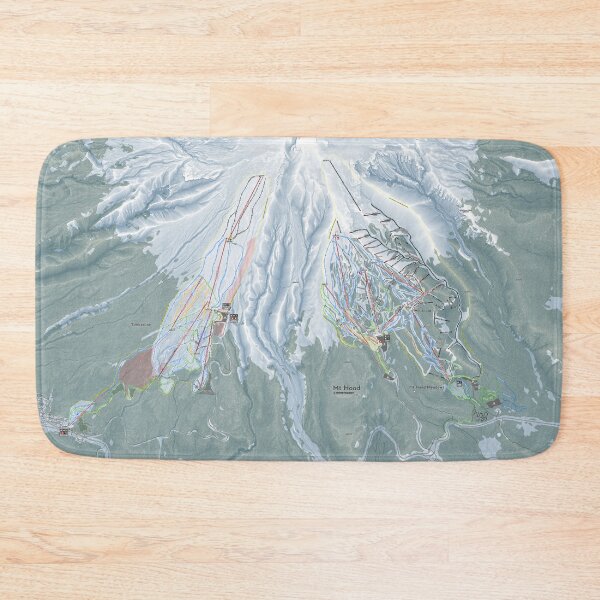 Item preview, Mt Hood Resorts Trail Map designed and sold by Mapsynergy.