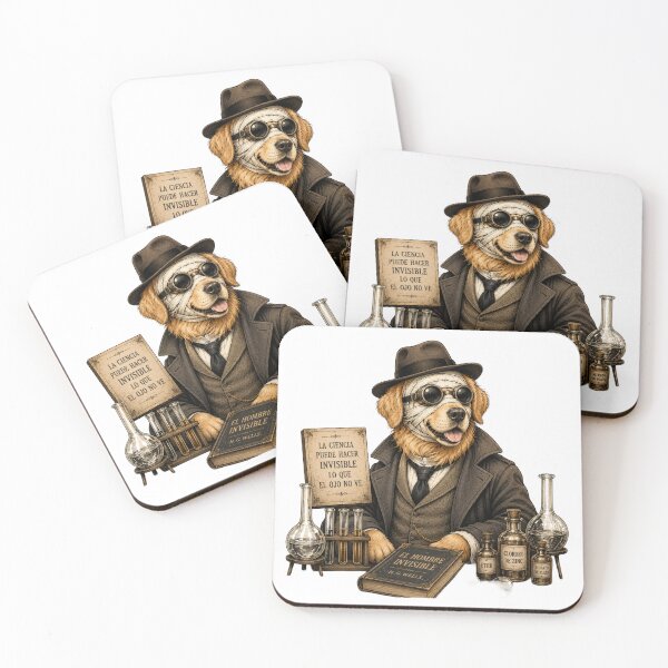 Item preview, The Invisible Dog Scientist – Literary Golden Retriever designed and sold by Caradestrella.