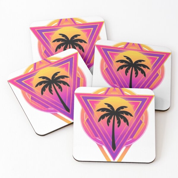 Item preview, Retro Vaporwave Outrun Palm Tree designed and sold by AlphaGacha.