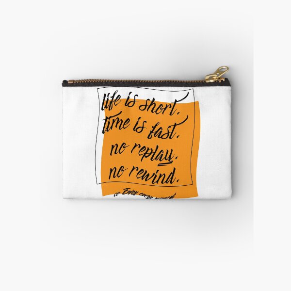Item preview, Life is Short. time is fast. no replay. no rewind. so Enjoy every moment designed and sold by manuelyoussef.
