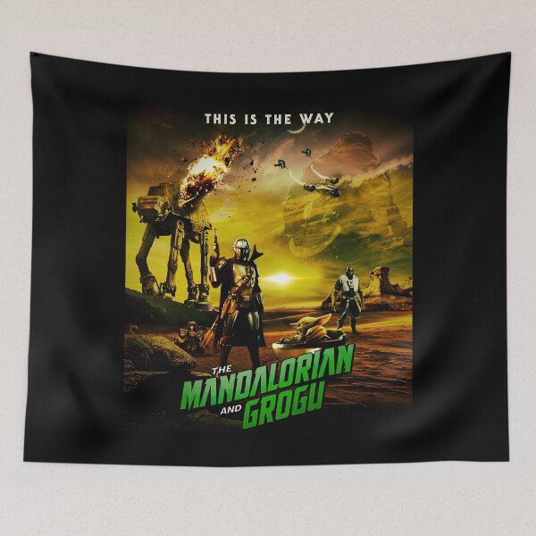 Item preview, Mando and Grogu designed and sold by helman-art.
