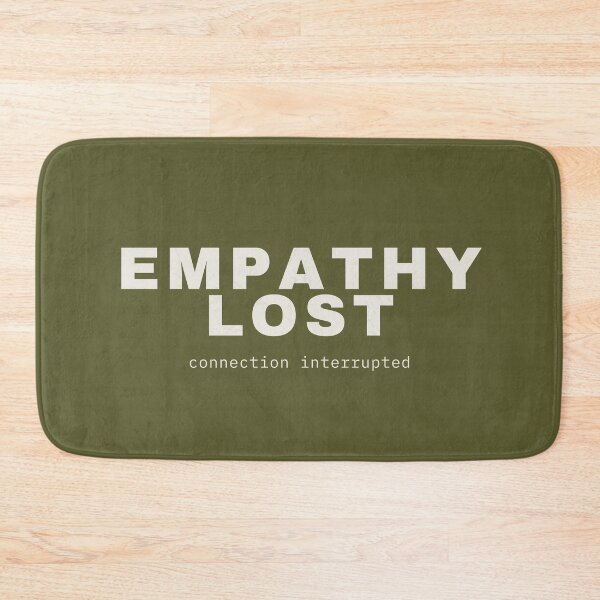 Item preview, Empathy Lost – Connection Interrupted Minimalist Statement Design designed and sold by No Excuses Supply.