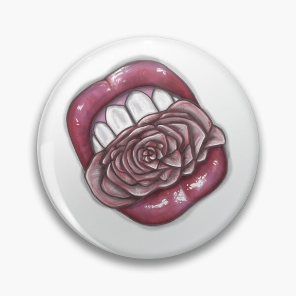 Item preview, Romantic Rose Mouth in Pink designed and sold by DoodlingMissy.