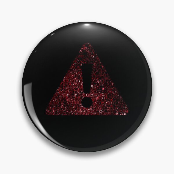 Item preview, Caution Grunge Warning Symbol Design designed and sold by TeeGals.