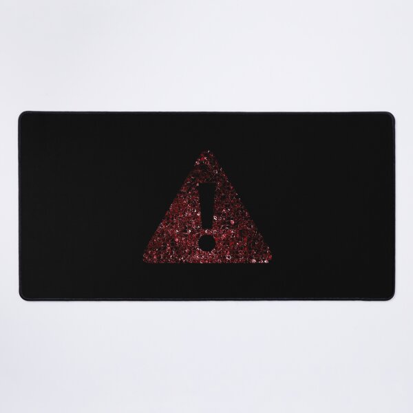 Item preview, Caution Grunge Warning Symbol Design designed and sold by TeeGals.
