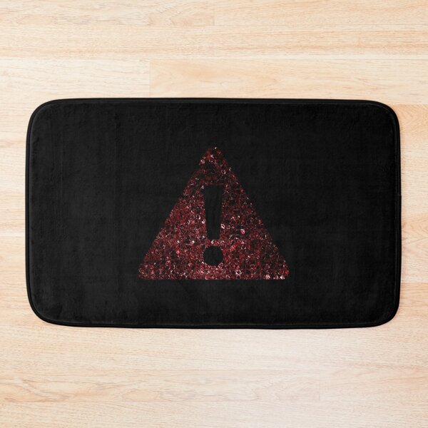 Item preview, Caution Grunge Warning Symbol Design designed and sold by TeeGals.