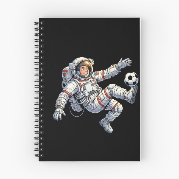 Item preview, Astronaut Footballer — Football in Space Cartoon Humor designed and sold by David Mateo ArtWorks.
