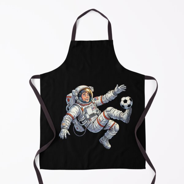 Item preview, Astronaut Footballer — Football in Space Cartoon Humor designed and sold by David Mateo ArtWorks.