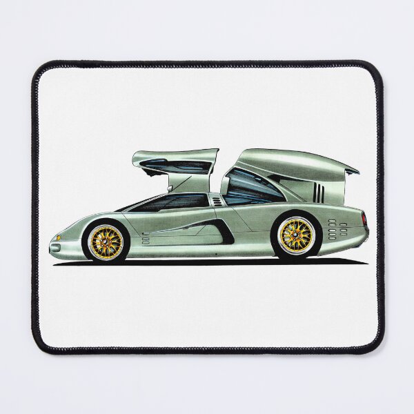 Item preview, Exclusive drawing legendary futuristic modern classic Isdera Commendatore 112i Coupe V12 MB engine designed and sold by Cars23.