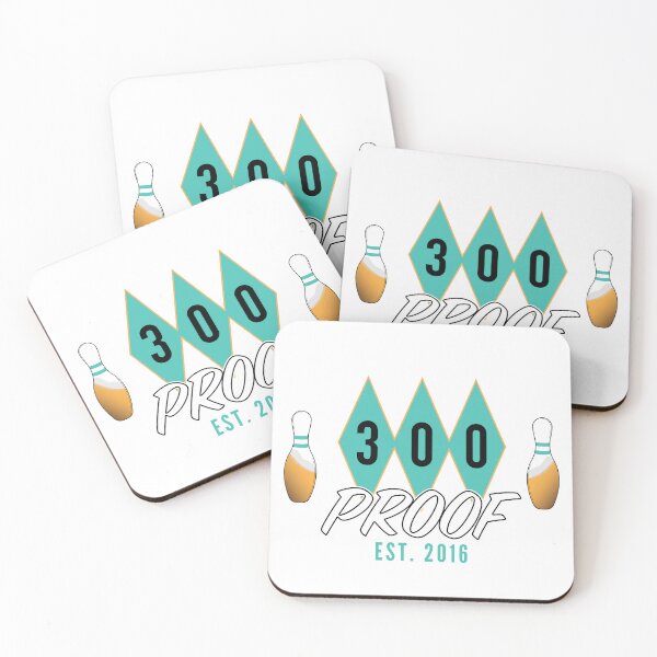 Item preview, 300 Proof Retro Logo White designed and sold by Headsnack Shop.