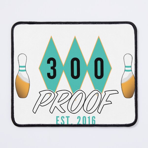 Item preview, 300 Proof Retro Logo White designed and sold by Headsnack Shop.