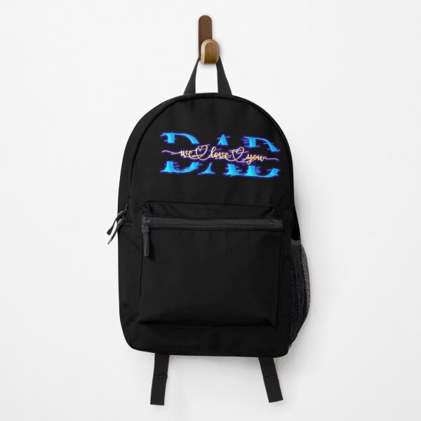 Item preview, Dad We Love You Neon Blue Gold Typography Gift Dad designed and sold by AstronautMerch.