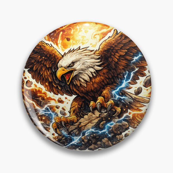 Item preview, Dangerous Eagle Art Style designed and sold by SKLuxeStudio.