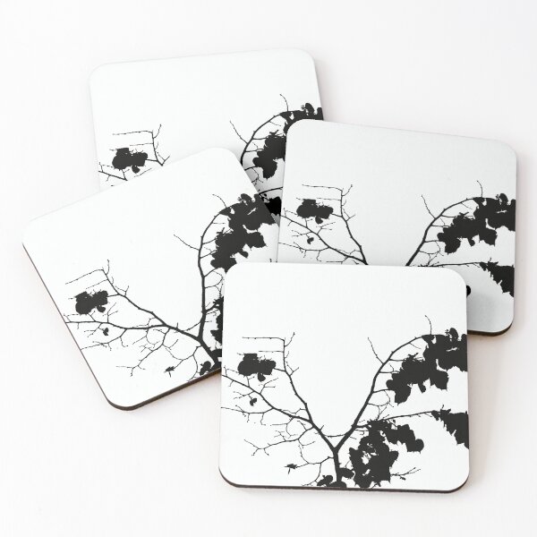 Item preview, High Contrast Tree Branch Silhouette designed and sold by LueNoir.
