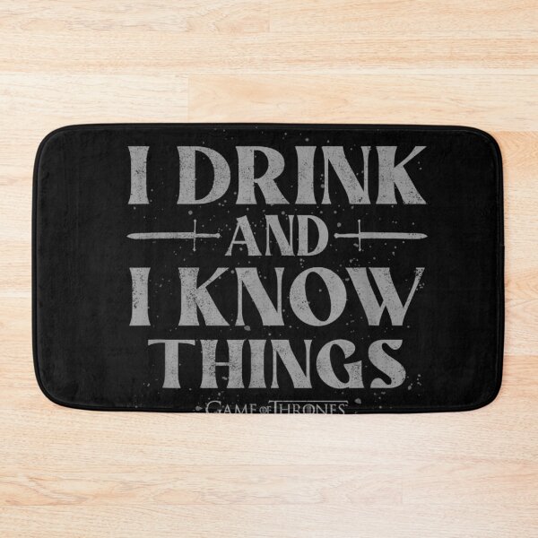 Item preview, I Drink And Know Things Quote T-Shirt designed and sold by CiranoSkasnot.