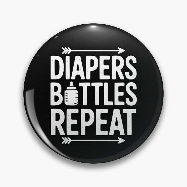 Item preview, Diapers Bottles Repeat designed and sold by theartfulaspie.