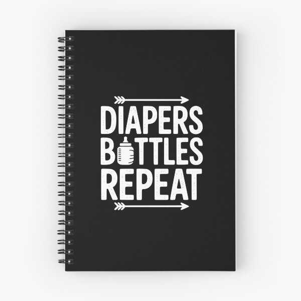 Item preview, Diapers Bottles Repeat designed and sold by theartfulaspie.