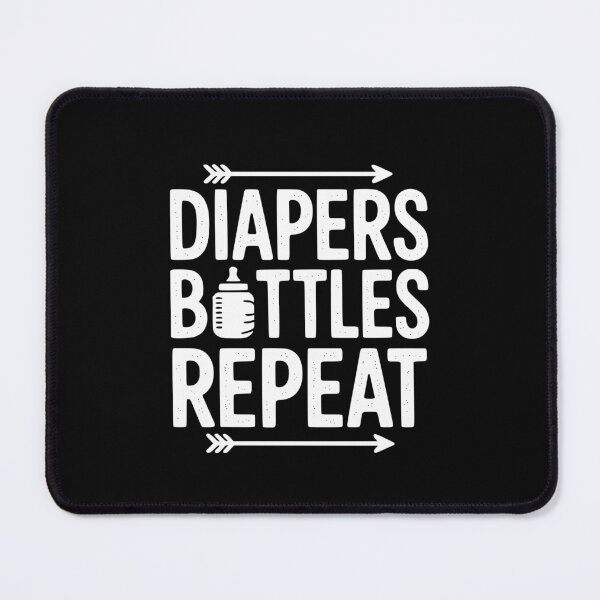 Item preview, Diapers Bottles Repeat designed and sold by theartfulaspie.