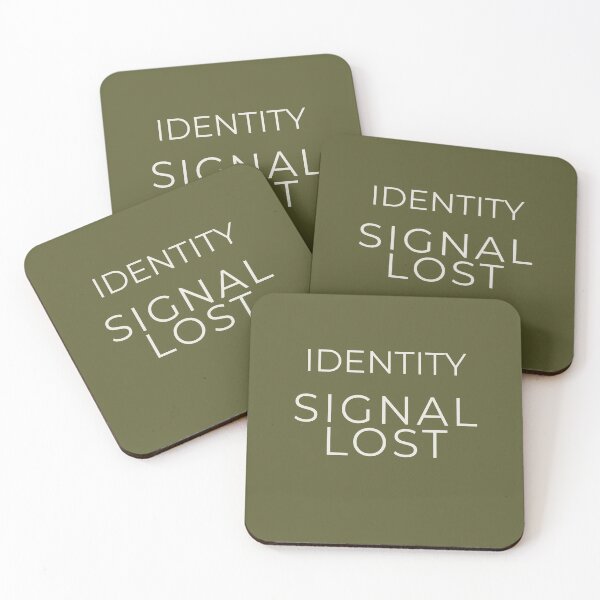 Item preview, Identity Signal Lost – Minimalist Digital Disconnect Design designed and sold by No Excuses Supply.