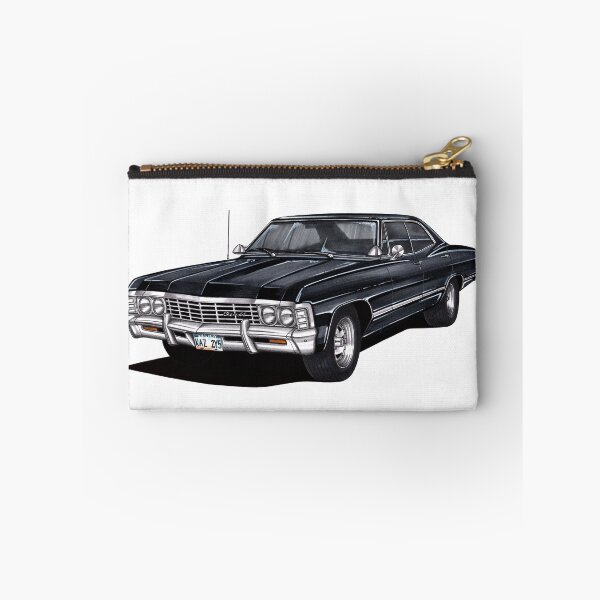 Artikelvorschau, Exklusive Zeichnung: Legendäres klassisches Filmauto, schwarzer 1967er Chevy Impala Sport Sedan V8, Supernatural entworfen und verkauft von Cars23.