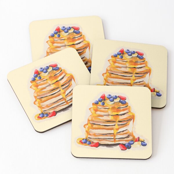 Item preview, Pancake stack watercolour style designed and sold by DoodlingMissy.