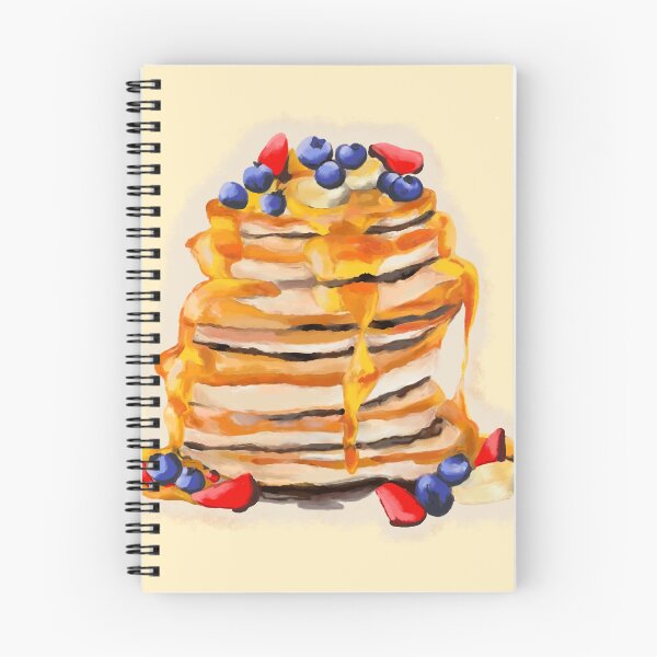 Item preview, Pancake stack watercolour style designed and sold by DoodlingMissy.