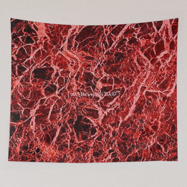 Item preview, Mu’ur (UM) Empire™ al-Benhadiel©™, Crimson Marble, stone-look designed and sold by HardyKnitDesign.