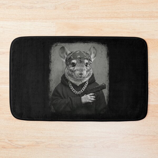 Item preview, Gangster Chinchilla Bandana Chain Hoodie Style designed and sold by d247.
