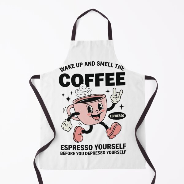 Item preview, Espresso Yourself Funny Retro Coffee Pun designed and sold by InfiniteOrbit.
