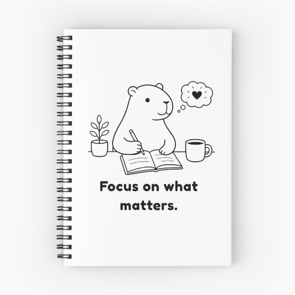 Item preview, Mindfulness Capibara – Simple Minimalist Design designed and sold by PAPIRO SIGLO XXI.