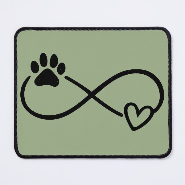 Item preview, Forever Paw Infinity Heart Pet Memorial designed and sold by Corvoria.