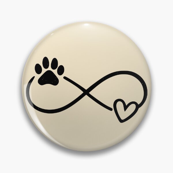 Item preview, Forever Paw Infinity Heart Pet Memorial designed and sold by Corvoria.