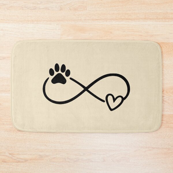 Item preview, Forever Paw Infinity Heart Pet Memorial designed and sold by Corvoria.