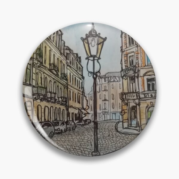 Artikelvorschau, Lutherplatz an der Pulsnitzer Straße – Dresden Neustadt Ink & Watercolor entworfen und verkauft von UMA Urban Sketch.