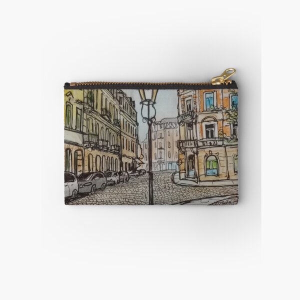 Item preview, Lutherplatz on Pulsnitzer Straße – Dresden Neustadt Ink & Watercolor designed and sold by UMA Urban Sketch.
