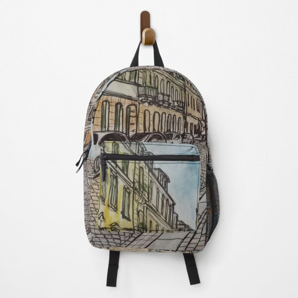 Item preview, Lutherplatz on Pulsnitzer Straße – Dresden Neustadt Ink & Watercolor designed and sold by UMA Urban Sketch.