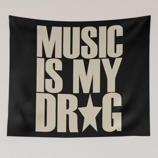 Item preview, Music is my drug designed and sold by NF Designs Studio DTF.