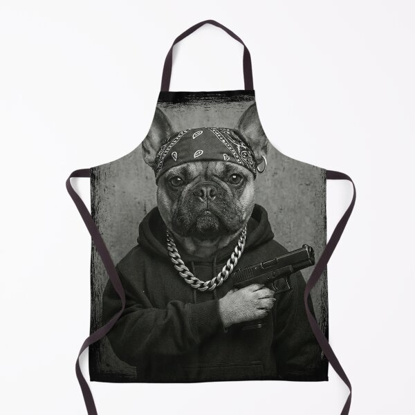 Item preview, Frenchie Dog Urban Style Bandana Chain Hoodie designed and sold by d247.