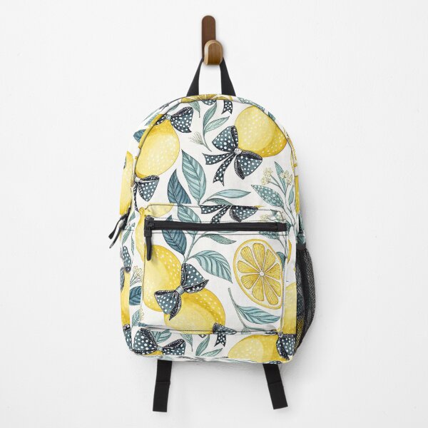 Item preview, Coquette Lemon Bow Botanical Pattern designed and sold by Storybook Botanica.