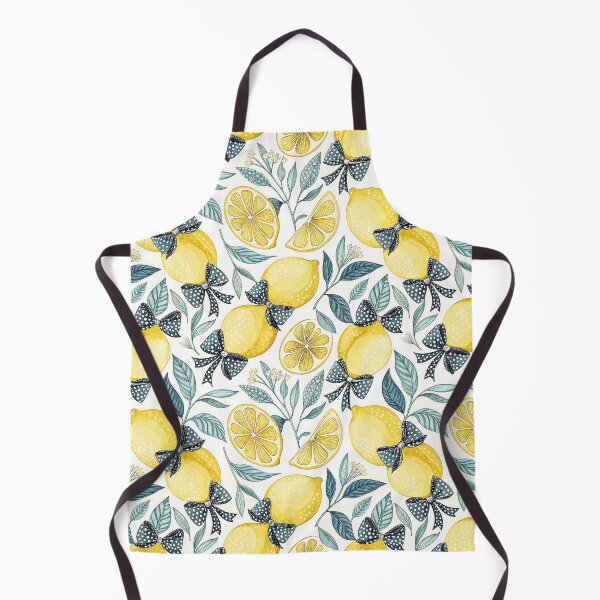Item preview, Coquette Lemon Bow Botanical Pattern designed and sold by Storybook Botanica.