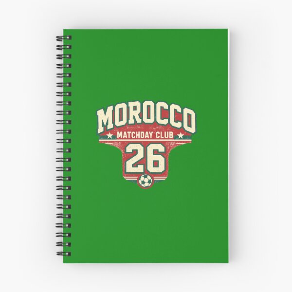Item preview, Morocco Matchday Club Retro Football Supporter T-Shirt Design designed and sold by Timeless Design.