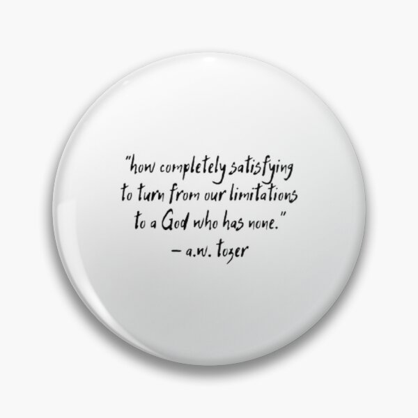 Item preview, A.W Tozer Limitations Quote designed and sold by TruthAndThreads.