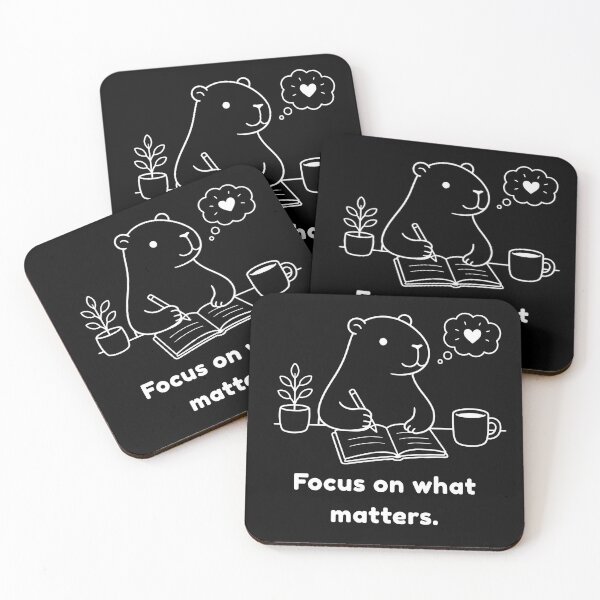 Item preview, Mindfulness Capibara – Simple Minimalist Design designed and sold by PAPIRO SIGLO XXI.
