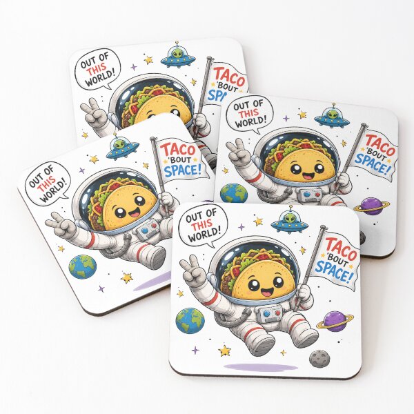 Item preview, Taco Astronaut Funny Space  designed and sold by JustResultsCo.
