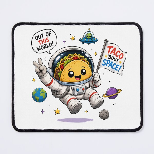 Item preview, Taco Astronaut Funny Space designed and sold by JustResultsCo.