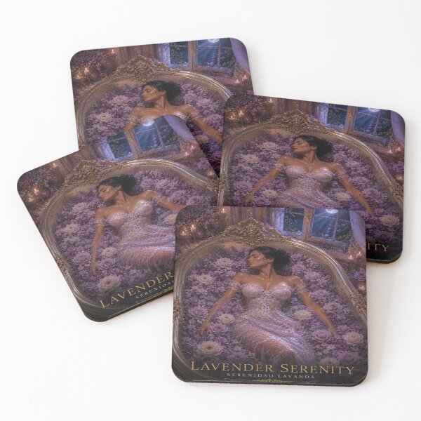 Item preview, Lavender Serenity | Dreamy Purple Floral Fantasy Art designed and sold by PrincessArte.