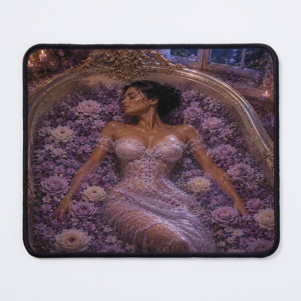 Item preview, Lavender Serenity | Dreamy Purple Floral Fantasy Art designed and sold by PrincessArte.