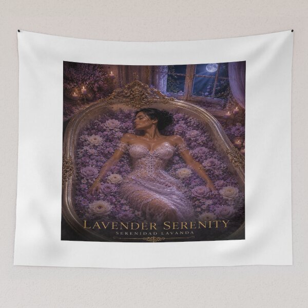 Item preview, Lavender Serenity | Dreamy Purple Floral Fantasy Art designed and sold by PrincessArte.